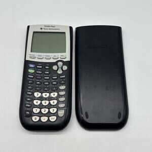 Texas Instruments TI-84 Plus Graphing Calculator - Black/Grey Tested Works